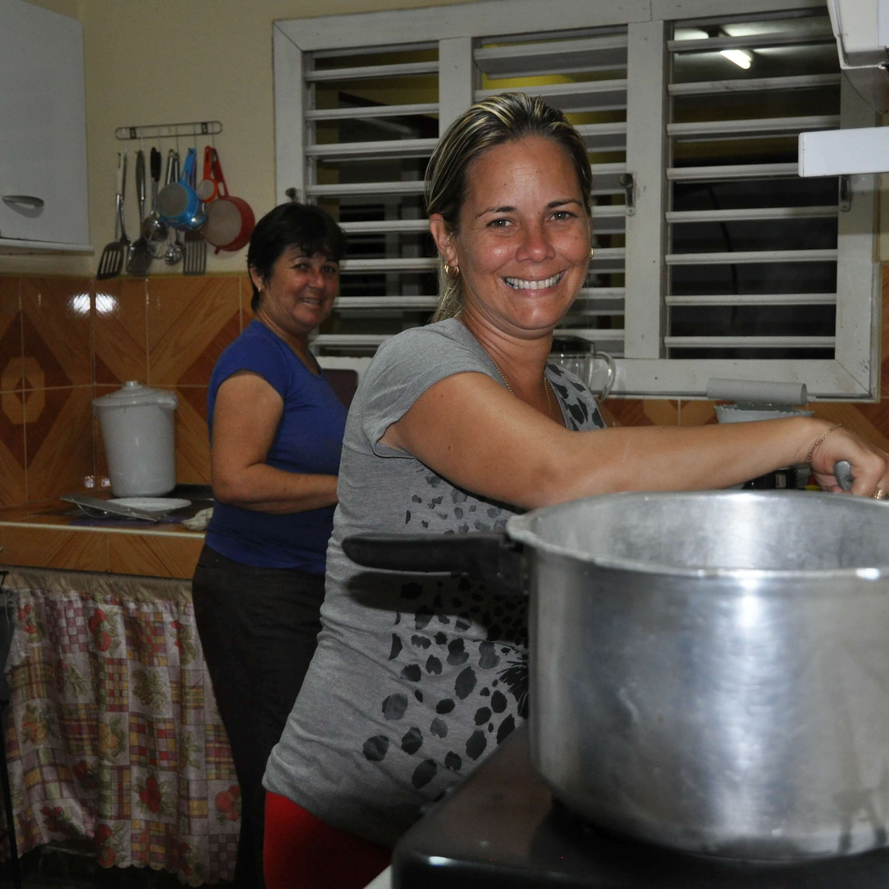 Juana & Jainet versorgen ihre Gäste stets mit den leckersten kubanischen Gerichten.